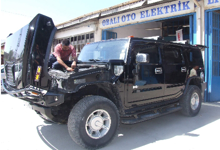 Gurbetçi işçi Hummer jeep'ine LPG taktırdı